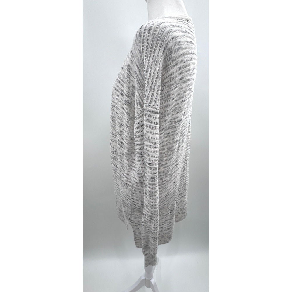 LOFT Open Front Marled Knit Cardigan Sweater Small Lightweight Coastal Weekend - Picture 6 of 10
